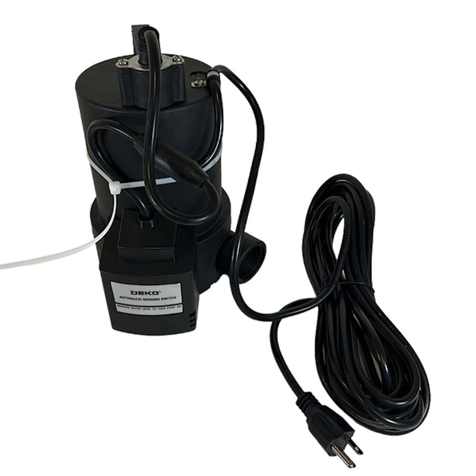 DEKOPRO PBB350C1 1/4HP 3000GPH Submersible Automatic Pool Cover Pump -