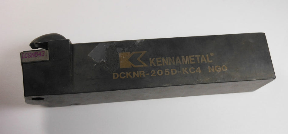 Kennametal Indexable Toolholder DCKNR-205D-KC4 NGO