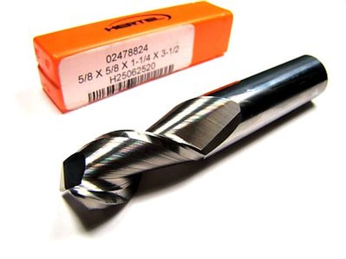 HERTEL Carbide End Mill 5/8" 2FL 5/8" x 1-1/4" x 3-1/2" H25062520