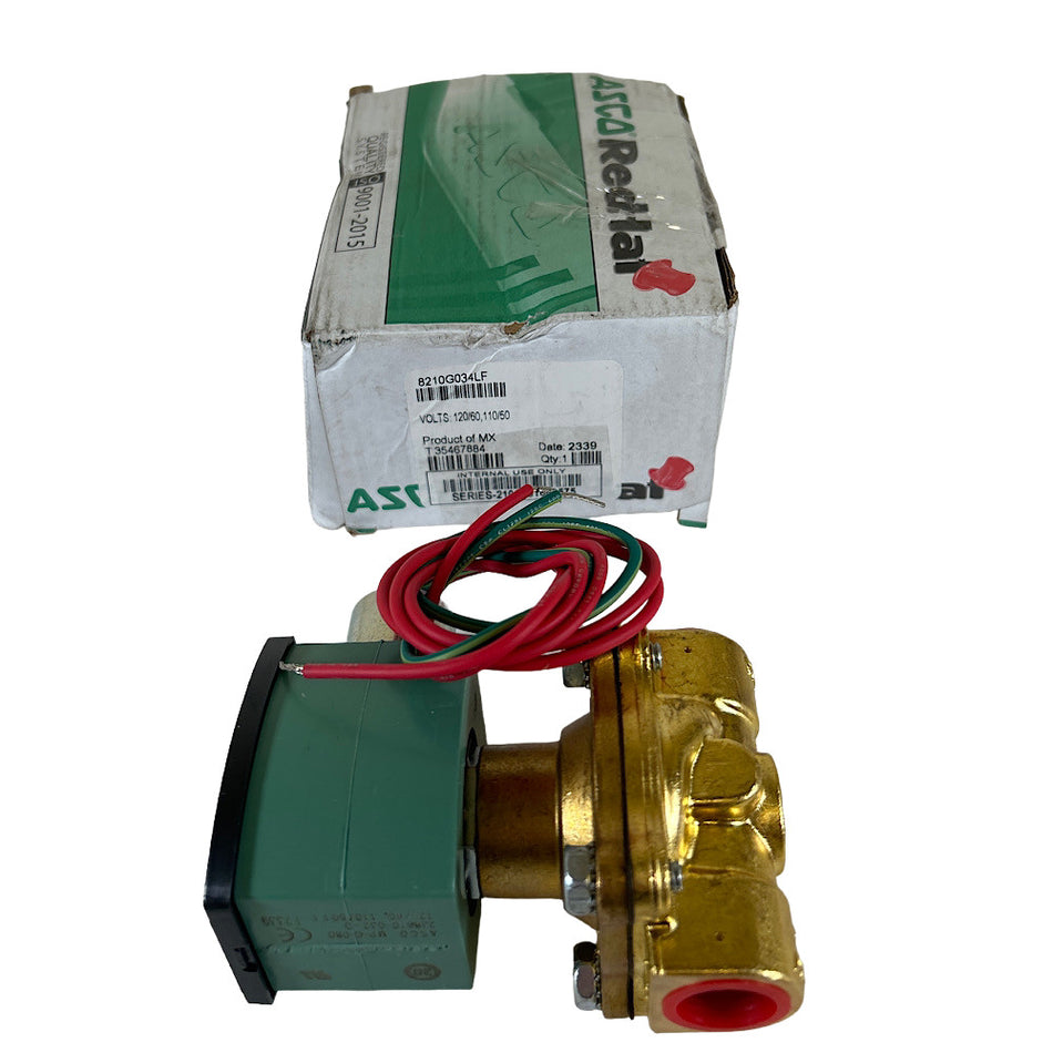 Redhat 8210G034LF 1/2" 110/120V 2-Way High Flow Vertical Solenoid Valve -
