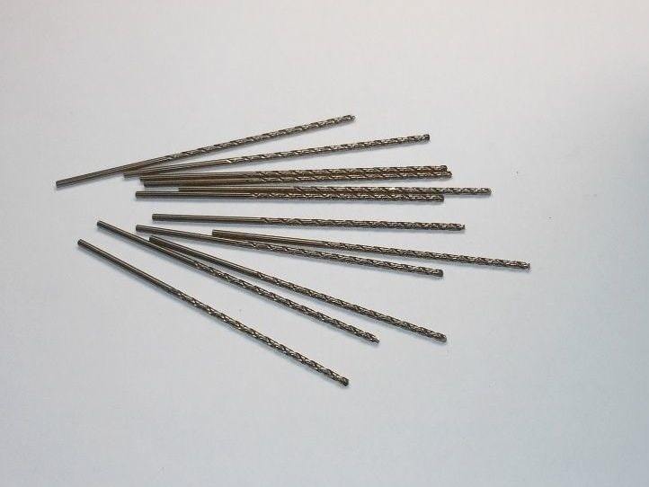 Cobalt Taper Length Drills 1.8mm 135° Gold 80mm OAL 45058 (12 Pcs)