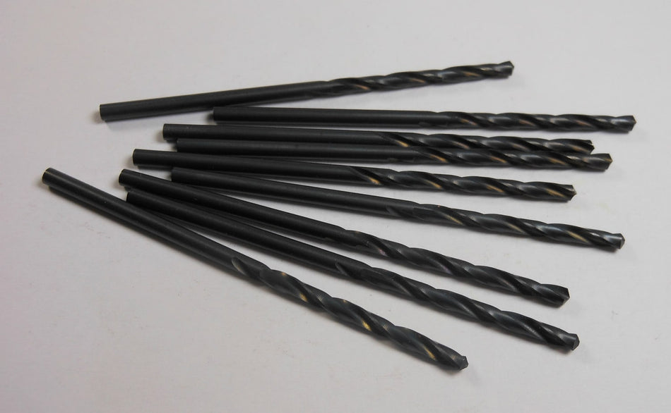 Jobber Length Drills #42 HSS 118° Oxide 1-1/4" LOC x 2-1/4" OAL (9 Pcs)