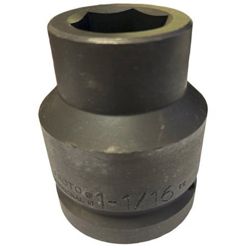Proto J09917 1-1/16" 6 Points Spline Drive Impact Socket -