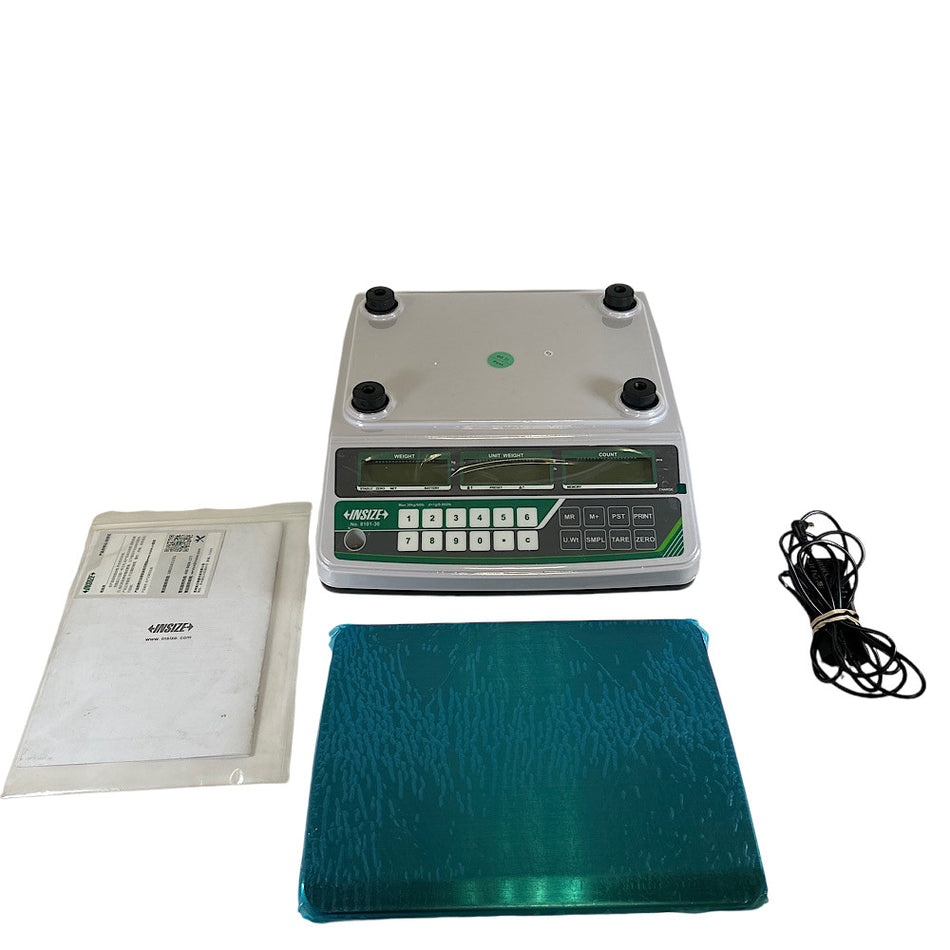 Insize 8101-30 66 Lb Capacity LCD Portion Control & Counting Bench Scales -