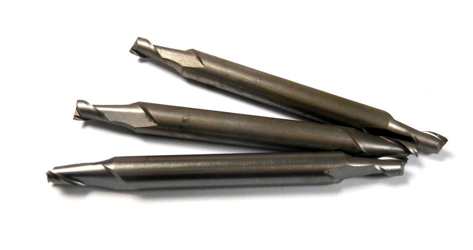 MA FORD Cobalt Double Square End Mills 1/8" 2FL 37313 (3 Pcs)