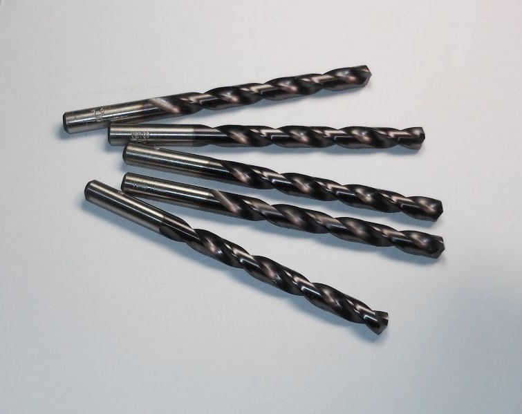 Cobalt Jobber Length Drills "S" 135° TiAlN 4-7/8" OAL 44963 USA (5 Pcs)