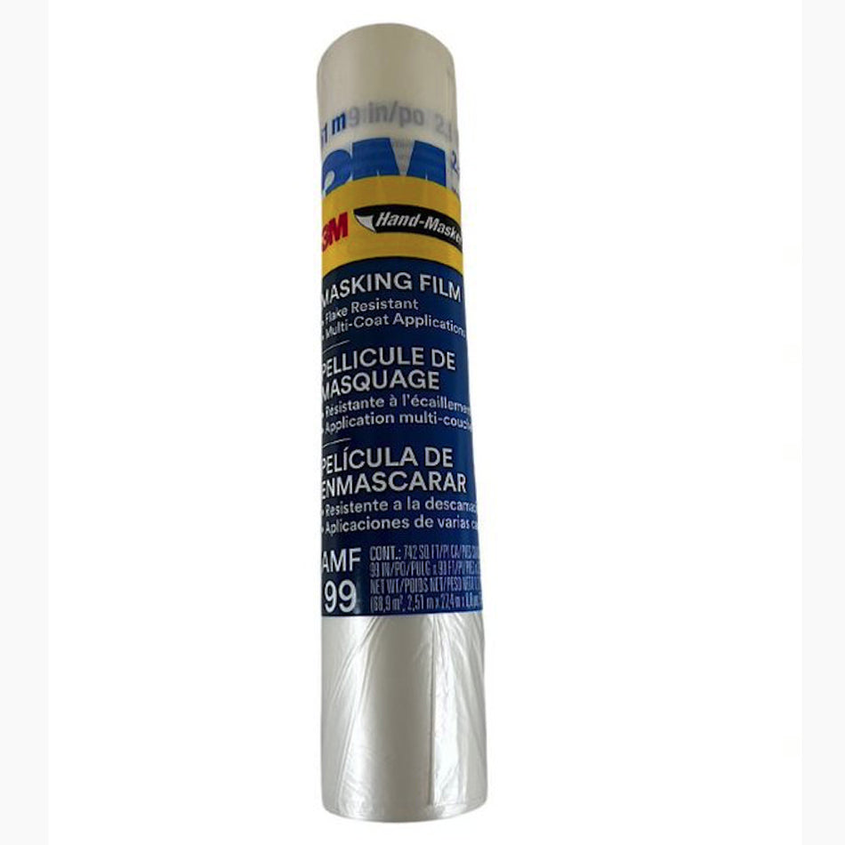 3M AMF99 99" x 90' x 0.35 mil Hand-Masker Advanced Masking Film -