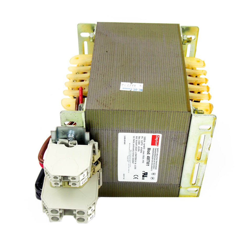 4MTW1 Isolating Control Transformer 1kVA Rating 277VAC Input 24VAC Output -