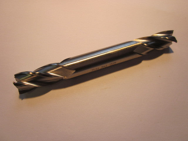 YG-1 Cobalt Double End Mill 0.484375" 4FL 0.5" x 1" x 4.125" 13319