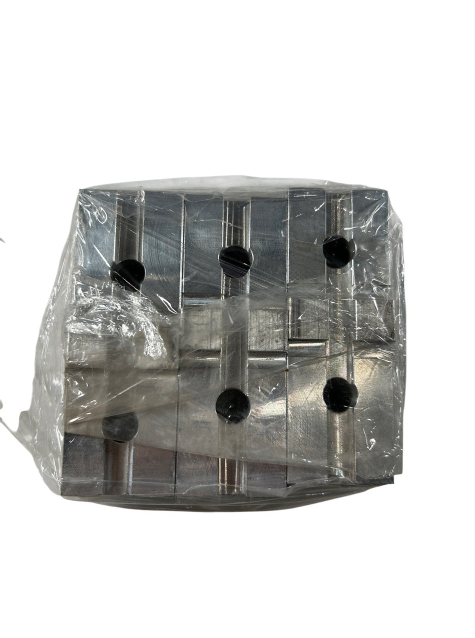 H&R Manufacturing 450 A 1-1/4" OAW x 3-1/2" OAL Soft Lathe Chuck Jaw (Set of 3)