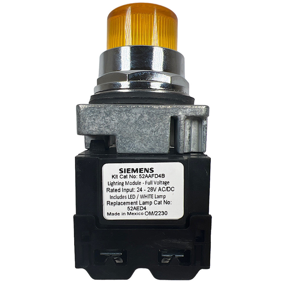 Siemens 52PL4D9XB 24 V 30 mm Oil Tight Complete Pilot Light -
