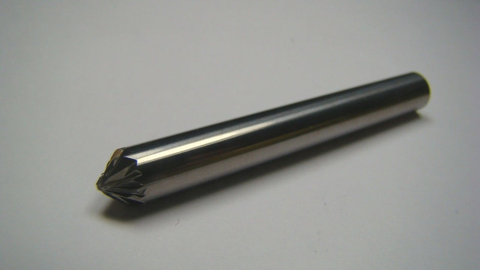 CW ROD Carbide Burr Taper SK-1 1/4" x 1/8" x 1/4" x 2" D/C USA