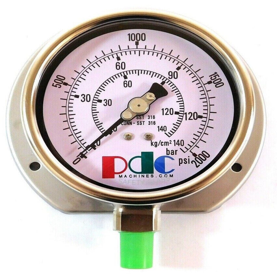Ametek P656RF Stainless Pressure Gauge -