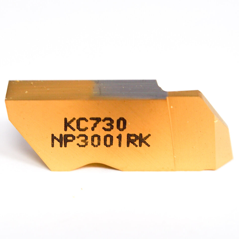 Kennametal 1114307 Carbide Grooving Insert NP3001RK KC730 (5 Pcs)