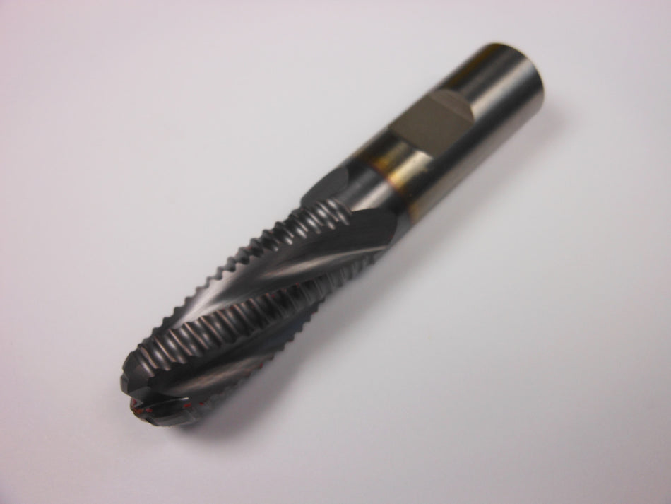 Cleveland C32348 Ball Roughing End Mill 3/4" 4FL PM-Plus TiCN