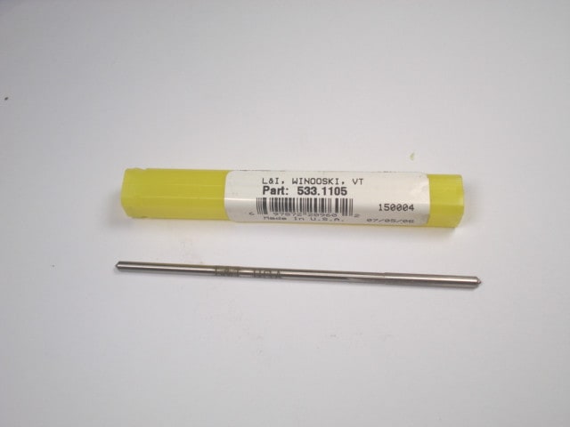 L&I Chucking Reamer 0.1105" 4Fl HSS 7/8" LOC x 3-1/2" OAL USA
