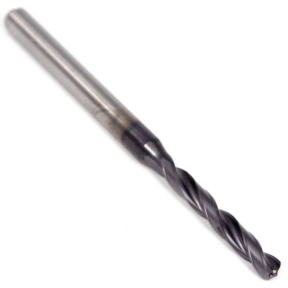 KENNAMETAL Carbide Jobber Drill 9/64" TiAlN 135° 2259102