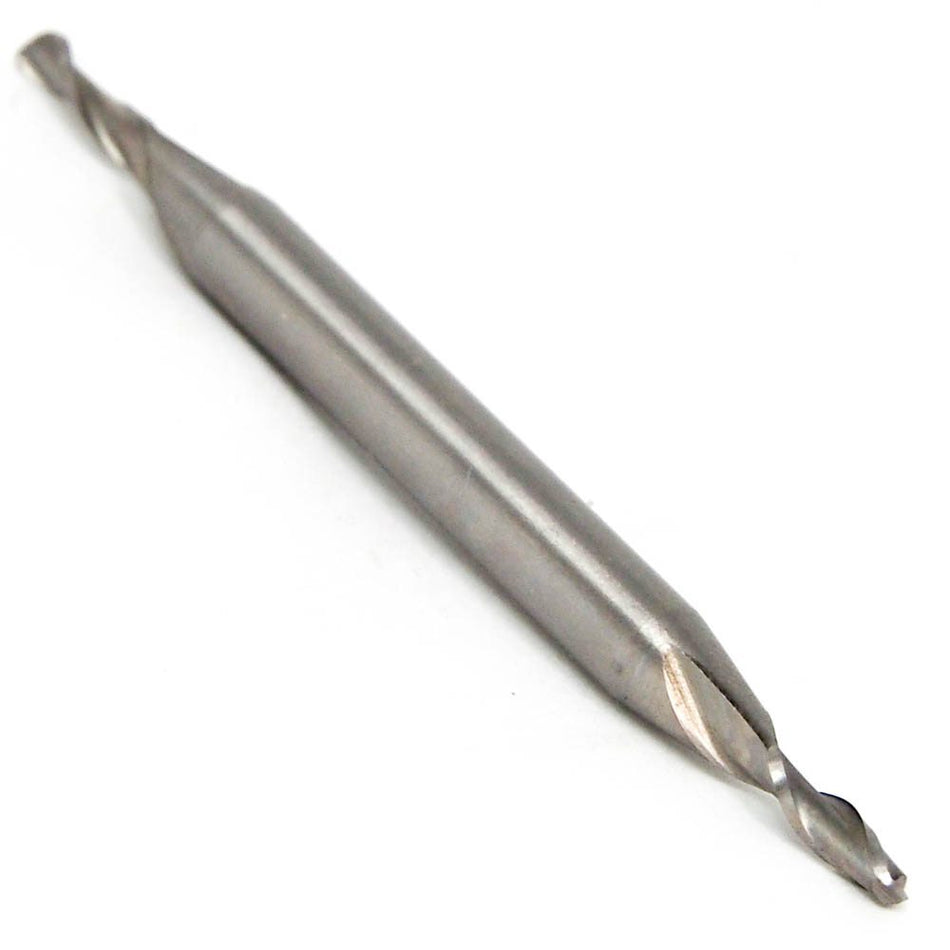 Double Ball End Mill 1/8" HSS 2FL