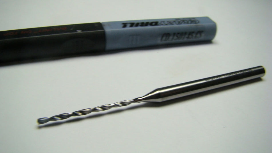 MIKRON CrazyDrill Carbide Coolant Drill 1.45mm x 24.3mm x 4