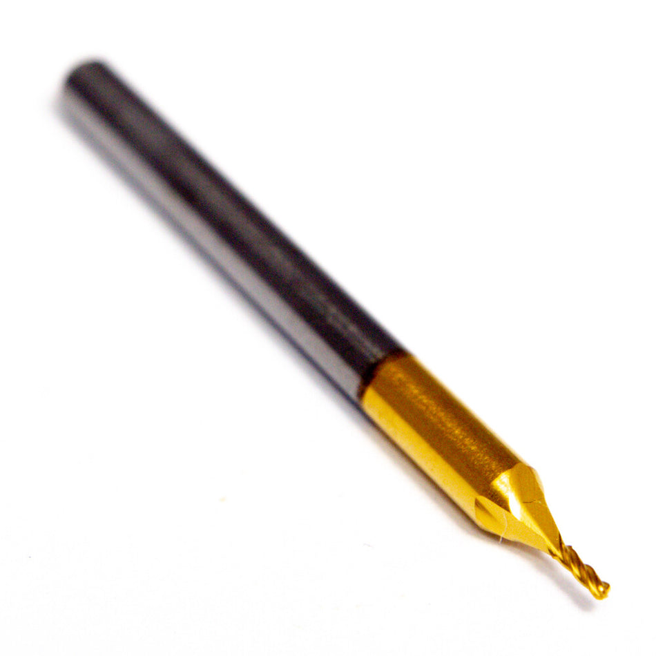 Hertel TCE25000A Carbide Ball End Mill 1/32" 4FL TiN