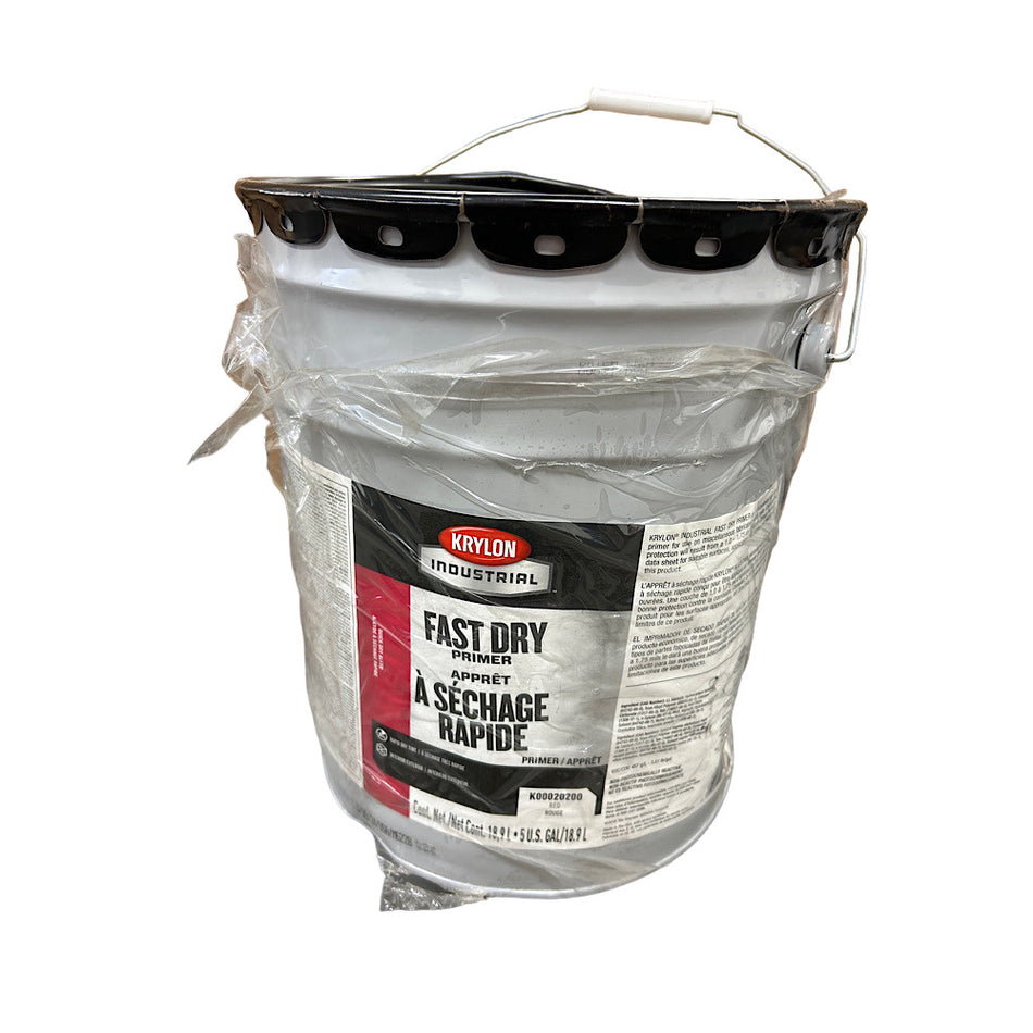 Krylon K00020200 5 Gal Red Solvent Base Exterior/Interior Primer -