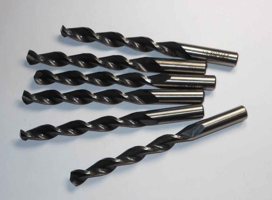 VORTEX Cobalt Jobber Drills 1/2" Dia x 4-1/4" LOC x 6" OAL (6 Pcs)