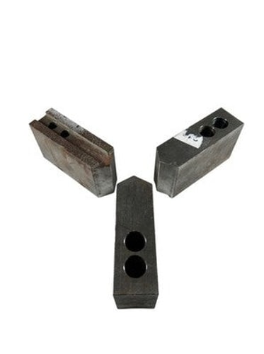 H&R Manufacturing 112-3.5 2"W x 5-1/4"L Serrated Soft Lathe Chuck Jaw (Set of 3)