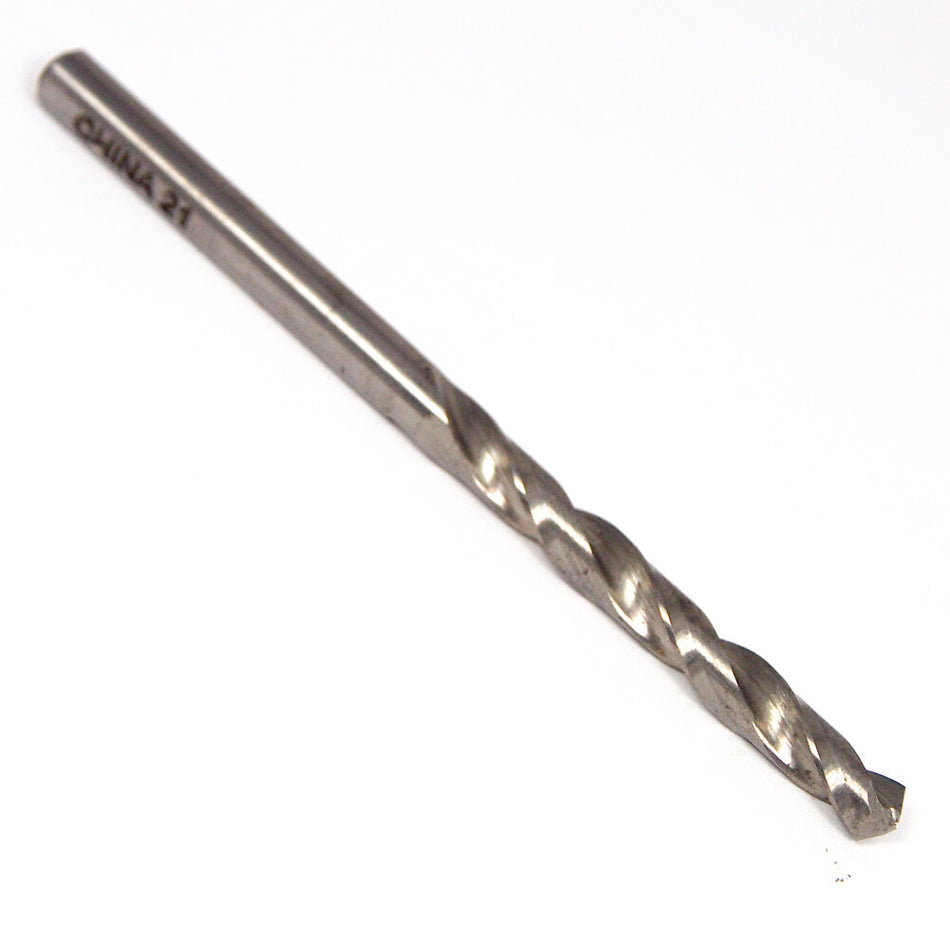 WESTWARD Carbide Jobber Drill #21 0.1590" 118° 5VPF9