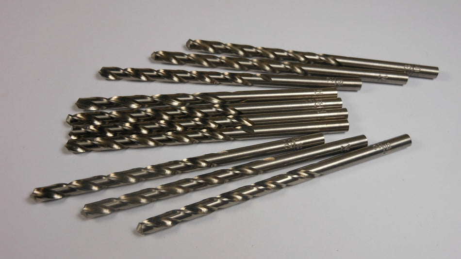 Jobber Length Drills #23 (0.1540") HSS 118° 2" LOC x 3-1/8" OAL (10 Pcs)