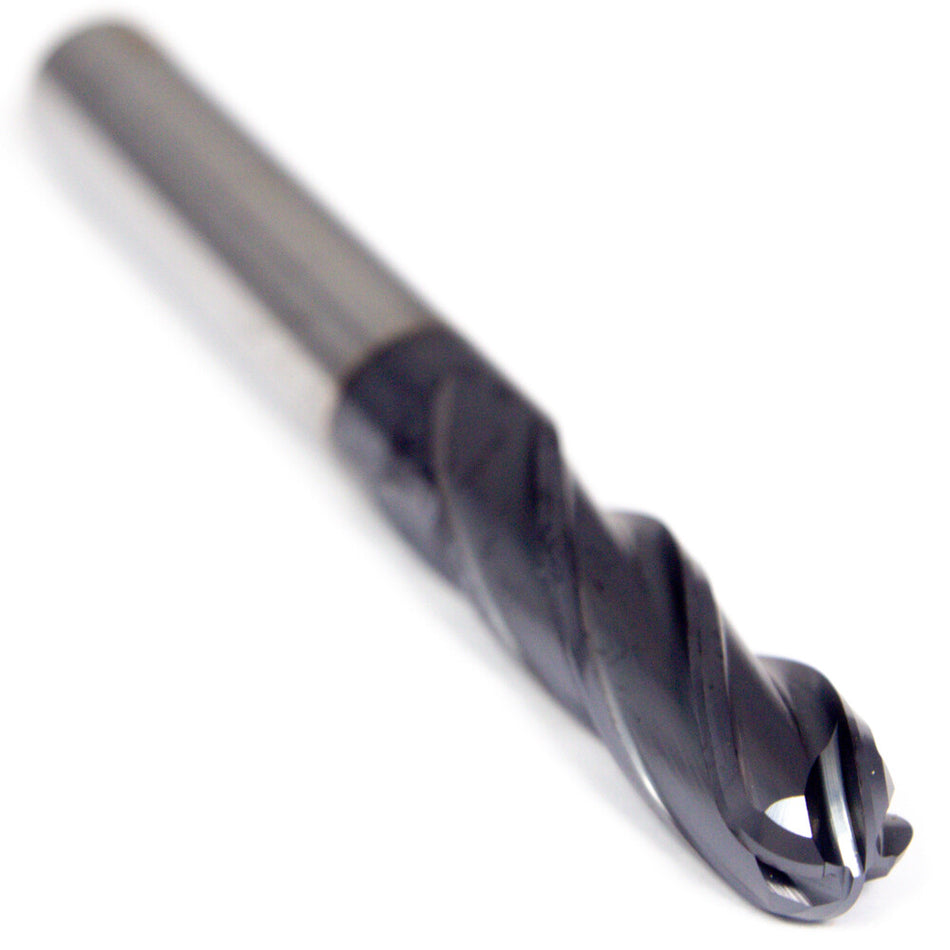 Iscar 5620368 Carbide Ball End Mill 5/16" 4FL TiAlN IC900