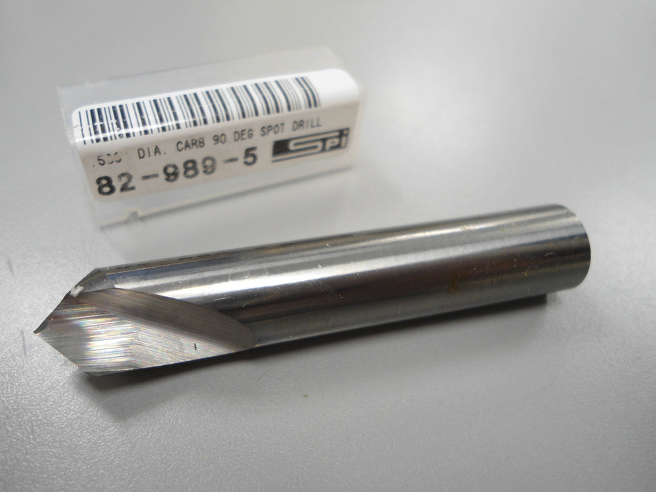 Solid Carbide Spotting Drill 1/2" 90° 15/16" x 2-3/4" RH 82-989-5