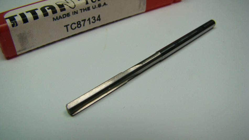 TITAN Carbide Chucking Reamer 0.1070" 4FL 5/8" x 2-1/2" TC87134