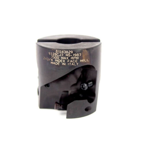 HERTEL Indexable Square Shoulder Face Mill 2" x 3/4" Bore 81543829