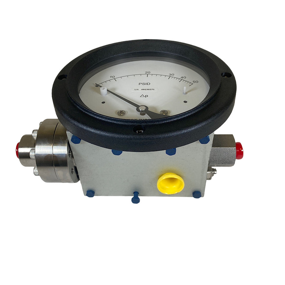 Mid-West Instrument 240-SC-02-O(AAA)-50H 0 to 50 in wc 1500 PSI Pressure Gauge