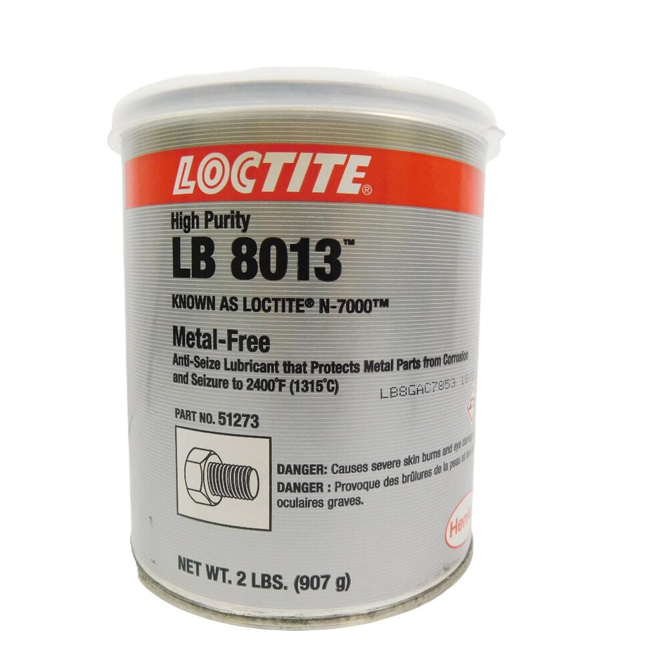 Loctite 51273 2 Lb Metal Free Can Anti-Seize Lubricant