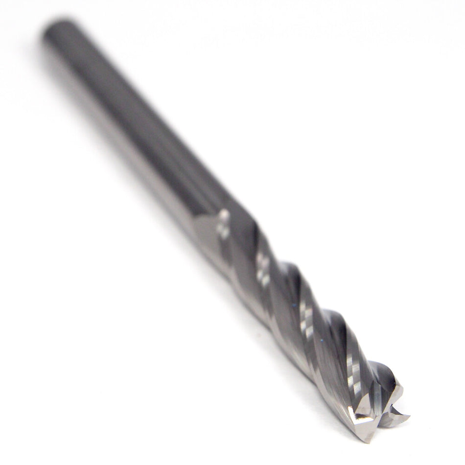 Garr 1151720 Carbide Square End Mill 1/4" 4FL RHS/RHC Uncoated