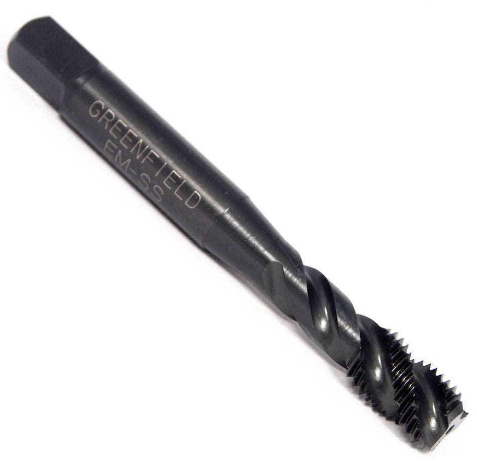 GTD Bottoming Spiral Flute Tap M8x1.00 D5 3FL V-HSS Oxide 74022 (12 Pack)