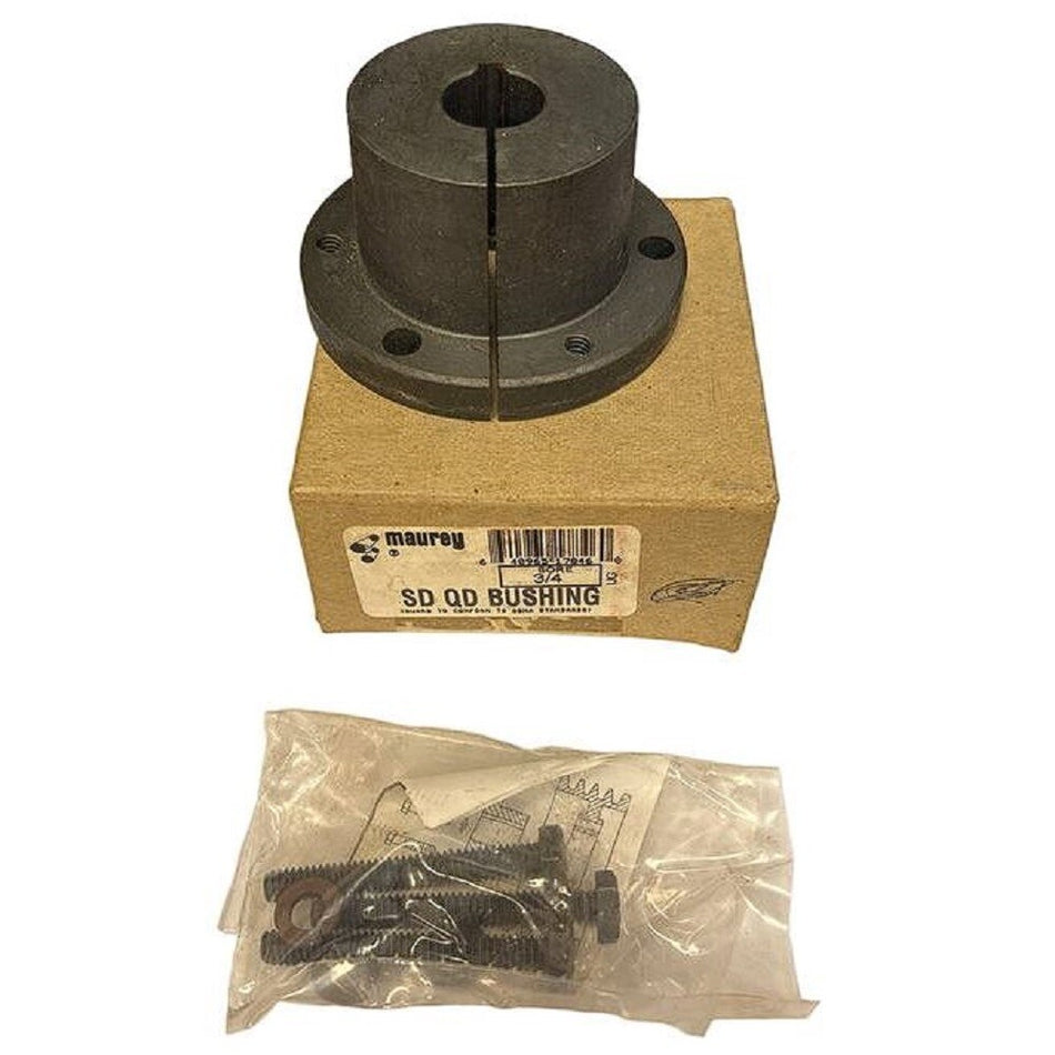 Maurey SD QD 3/4 3/4" x 1-13/16" 3 Set Screws Ductile Iron Steel QD Bushing