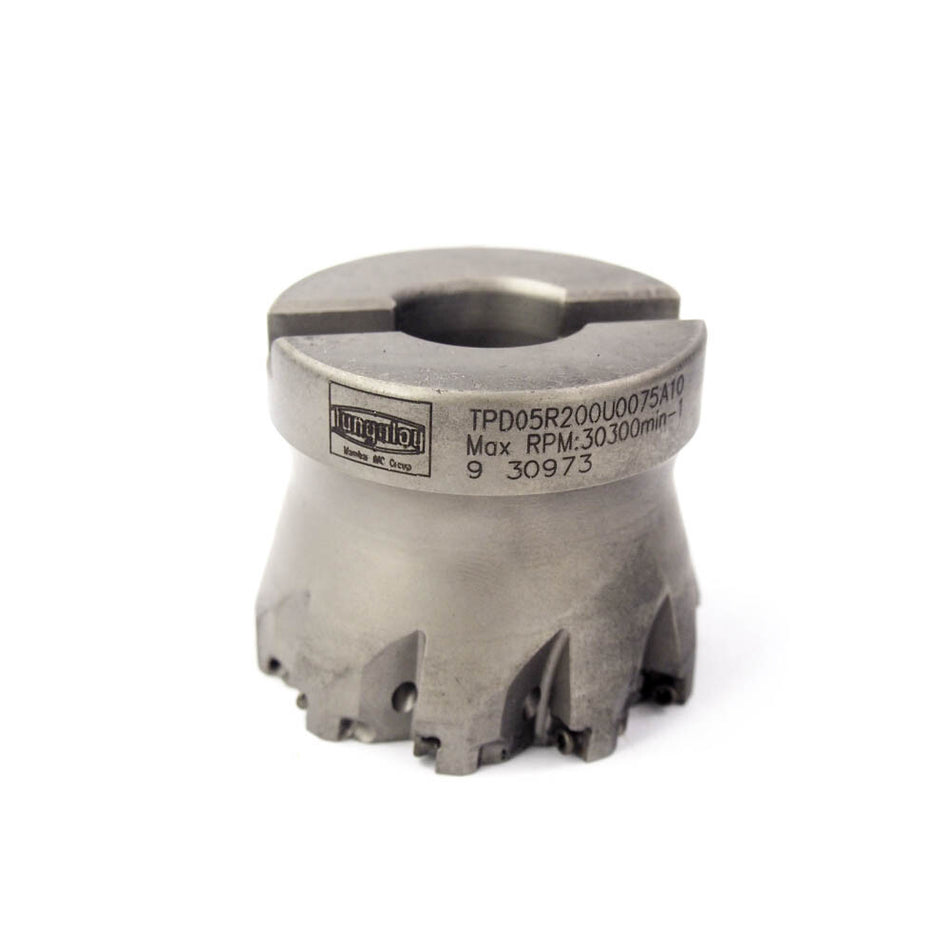 Tungaloy 3109299 Indexable Square-Shoulder Face Mill 2" 10FL TPD05R200U0075A10