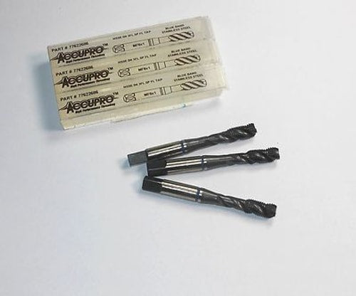 Modified Bottoming Spiral Flute Taps MF8x1.00 D4 3FL HSSE (3 Pcs)