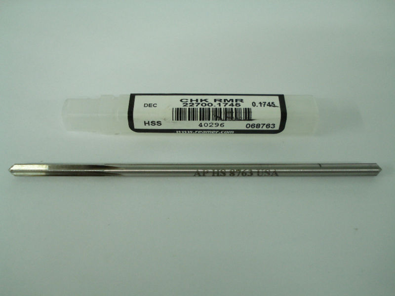 Straight Chucking Reamer 0.1745" HSS USA