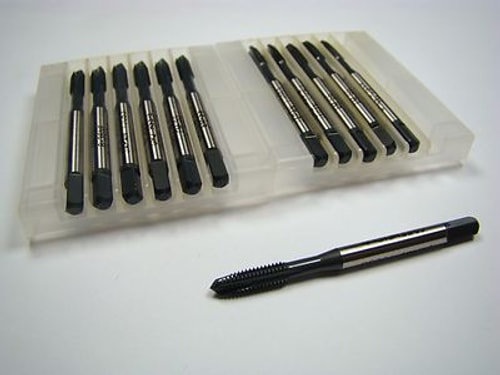 GREENFIELD Plug Spiral Point Taps #8-36 H2 3FL HSS-E 82686 (12 Pcs)