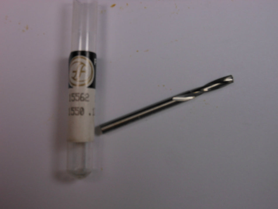 FULLERTON Solid Carbide Drill 0.1360" x 7/8" x 2" 2FL 15562