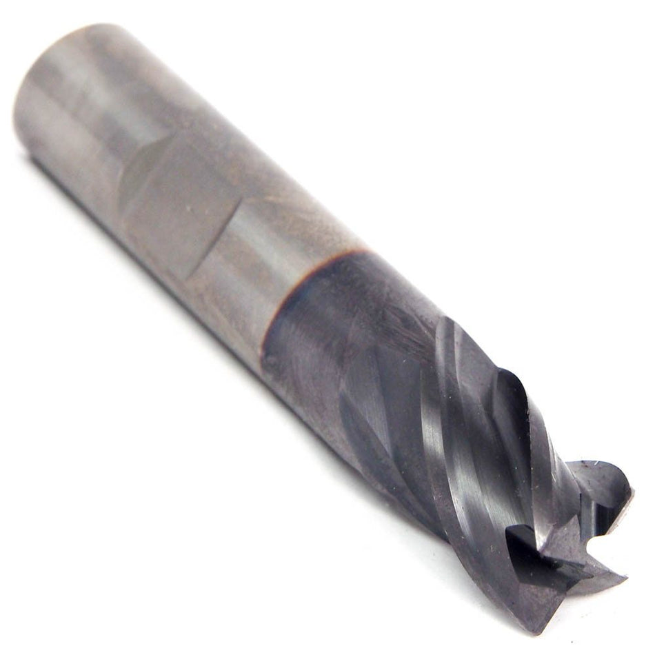 NIAGARA Carbide Corner Radius End Mill 5/8" 4FL TiAlN 0.030" Radius 57477