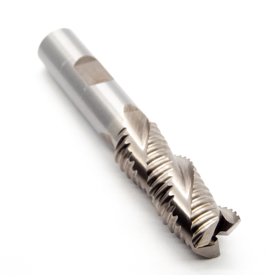 Interstate 01898493 Cobalt Roughing End Mill 3/4" 3FL Bright 38°