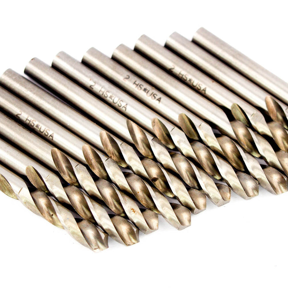 Screw Machine Drills #2 HSS 118° 1-5/16" x 2-7/16" (12 Pcs)