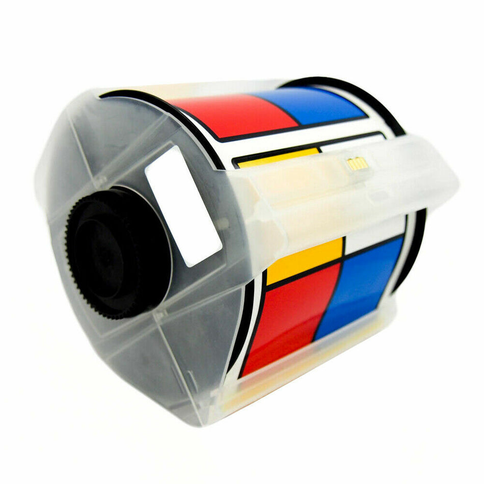Brady 115765 RTK Labels Black/Red/Yellow/Blue on White (240 Labels)