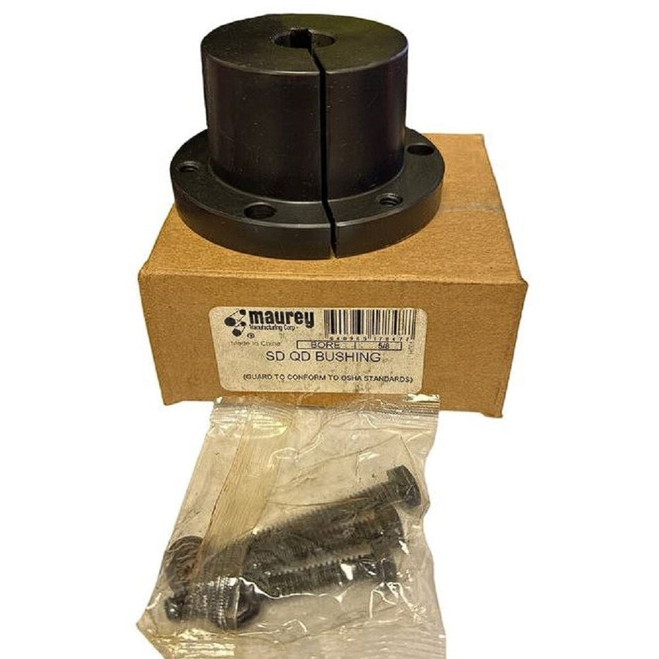 Maurey SD QD 5/8 5/8" x 1-13/16" 3 Set Screws Ductile Iron Steel QD Bushing