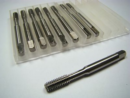 GREENFIELD Thread Forming Taps #12-24 H3 V-HSS 2.3800" OAL UNC (9 Pcs)