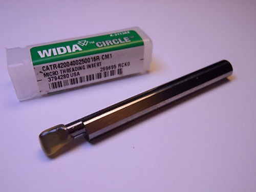 WIDIA Carbide Threading Insert 0.250" 6.35mm CATR4200400250016R CM1
